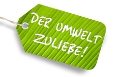 Der Umwelt zuliebe, Copyright: ferkelraggae - Fotolia 